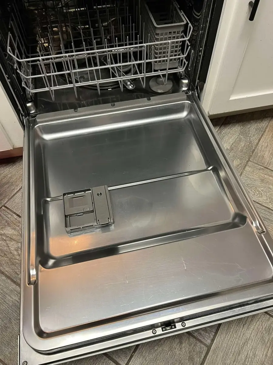 Dishwasher interior cleaned for move-out
